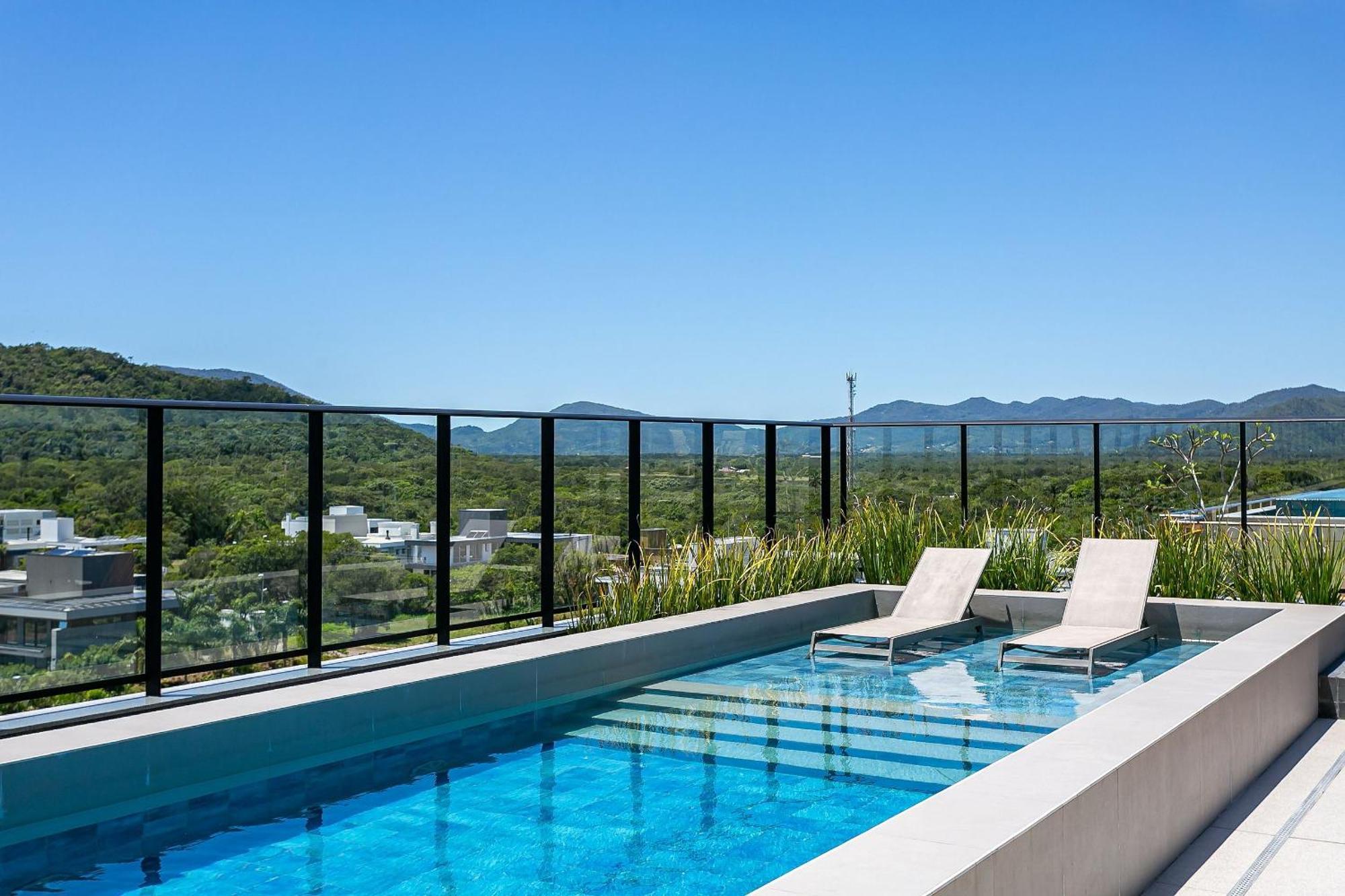 Wi-Fi 300Mb | Rooftop Com Piscina Em Jurere #Ja15 Florianopolis Exterior photo